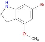 1H-Indole, 6-bromo-2,3-dihydro-4-methoxy-