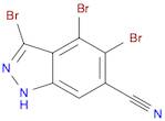 1H-Indazole-6-carbonitrile, 3,4,5-tribromo-