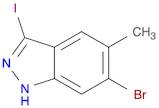 1H-Indazole, 6-bromo-3-iodo-5-methyl-