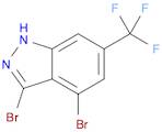 1H-Indazole, 3,4-dibromo-6-(trifluoromethyl)-