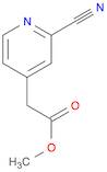 4-Pyridineacetic acid, 2-cyano-, methyl ester