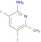 2-Pyridinamine, 3,5-diiodo-6-methyl-