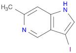 1H-Pyrrolo[3,2-c]pyridine, 3-iodo-6-methyl-