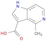 1H-Pyrrolo[3,2-c]pyridine-3-carboxylic acid, 4-methyl-