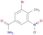 Benzamide, 3-bromo-4-methyl-5-nitro-