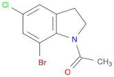 Ethanone, 1-(7-bromo-5-chloro-2,3-dihydro-1H-indol-1-yl)-