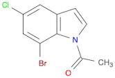 Ethanone, 1-(7-bromo-5-chloro-1H-indol-1-yl)-