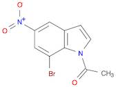 Ethanone, 1-(7-bromo-5-nitro-1H-indol-1-yl)-