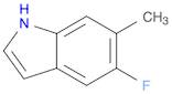 1H-Indole, 5-fluoro-6-methyl-