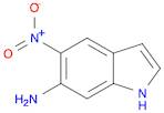 1H-Indol-6-amine, 5-nitro-