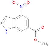 1H-Indole-6-carboxylic acid, 4-nitro-, methyl ester