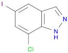 1H-Indazole, 7-chloro-5-iodo-