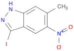 1H-Indazole, 3-iodo-6-methyl-5-nitro-