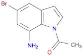 Ethanone, 1-(7-amino-5-bromo-1H-indol-1-yl)-