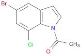 Ethanone, 1-(5-bromo-7-chloro-1H-indol-1-yl)-