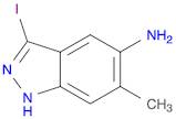 1H-Indazol-5-amine, 3-iodo-6-methyl-