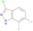 1H-Indazole, 3-chloro-6,7-difluoro-