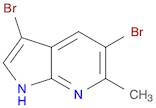 1H-Pyrrolo[2,3-b]pyridine, 3,5-dibromo-6-methyl-