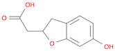 3-Benzofuranacetic acid, 2,3-dihydro-6-hydroxy-
