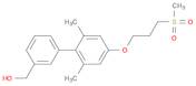 [1,1'-Biphenyl]-3-methanol, 2',6'-dimethyl-4'-[3-(methylsulfonyl)propoxy]-