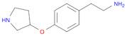 Benzeneethanamine, 4-(3-pyrrolidinyloxy)-