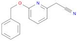2-Pyridineacetonitrile, 6-(phenylmethoxy)-