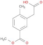 Benzeneacetic acid, 5-(methoxycarbonyl)-2-methyl-