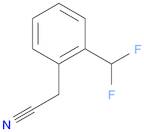 Benzeneacetonitrile, 2-(difluoromethyl)-