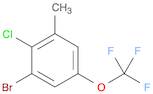 Benzene, 1-bromo-2-chloro-3-methyl-5-(trifluoromethoxy)-
