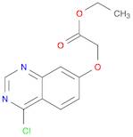 Acetic acid, 2-[(4-chloro-7-quinazolinyl)oxy]-, ethyl ester