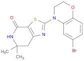 Thiazolo[5,4-c]pyridin-4(5H)-one, 2-(6-bromo-2,3-dihydro-4H-1,4-benzoxazin-4-yl)-6,7-dihydro-6,6-dimethyl-