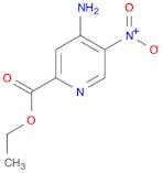 2-Pyridinecarboxylic acid, 4-amino-5-nitro-, ethyl ester