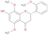 4H-1-Benzopyran-4-one, 2,3-dihydro-7-hydroxy-5,8-dimethoxy-2-(2-methoxyphenyl)-, (2S)-