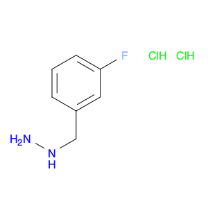 Hydrazine, [(3-fluorophenyl)methyl]-, hydrochloride (1:2)