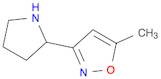 Isoxazole, 5-methyl-3-(2-pyrrolidinyl)-