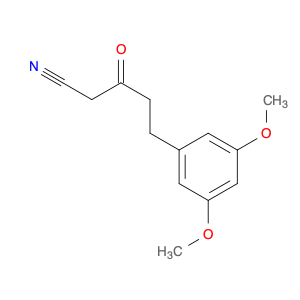 Benzenepentanenitrile, 3,5-dimethoxy-β-oxo-