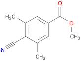 Benzoic acid, 4-cyano-3,5-dimethyl-, methyl ester