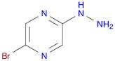 Pyrazine, 2-bromo-5-hydrazinyl-