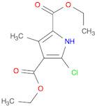 1H-Pyrrole-2,4-dicarboxylic acid, 5-chloro-3-methyl-, 2,4-diethyl ester