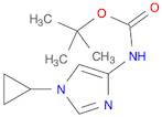 Carbamic acid, N-(1-cyclopropyl-1H-imidazol-4-yl)-, 1,1-dimethylethyl ester