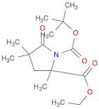 1,2-Pyrrolidinedicarboxylic acid, 2,4,4-trimethyl-5-oxo-, 1-(1,1-dimethylethyl) 2-ethyl ester