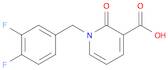 3-Pyridinecarboxylic acid, 1-[(3,4-difluorophenyl)methyl]-1,2-dihydro-2-oxo-