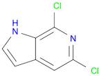 1H-Pyrrolo[2,3-c]pyridine, 5,7-dichloro-