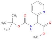 2-Pyridineacetic acid, α-[[(1,1-dimethylethoxy)carbonyl]amino]-, methyl ester