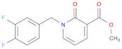 3-Pyridinecarboxylic acid, 1-[(3,4-difluorophenyl)methyl]-1,2-dihydro-2-oxo-, methyl ester