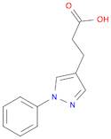 1H-Pyrazole-4-propanoic acid, 1-phenyl-