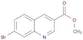 3-Quinolinecarboxylic acid, 7-bromo-, methyl ester