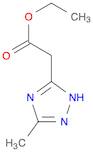 1H-1,2,4-Triazole-5-acetic acid, 3-methyl-, ethyl ester
