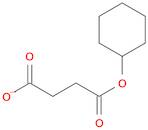 Butanedioic acid, 1-cyclohexyl ester