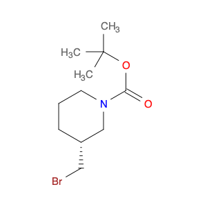 1-Piperidinecarboxylic acid, 3-(bromomethyl)-, 1,1-dimethylethyl ester, (3R)-
